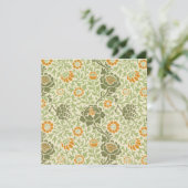 Grafton Pattern (von William Morris) Karte (Stehend Vorderseite)