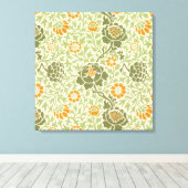 Grafton Pattern (von William Morris) Leinwanddruck (Insitu (Holzboden))