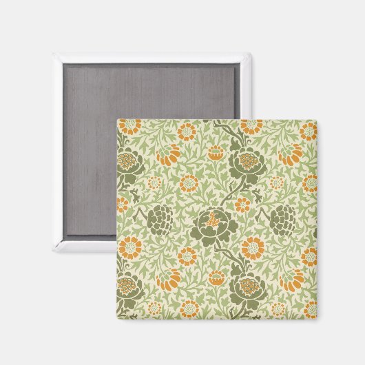 Grafton Pattern (von William Morris) Magnet (Vorderseite/Rückseite)