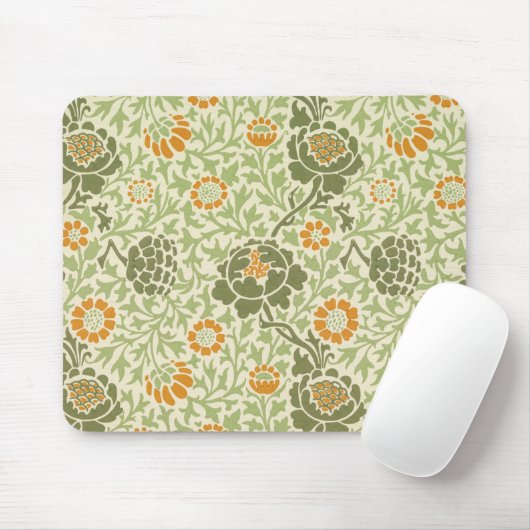 Grafton Pattern (von William Morris) Mousepad (Mit Mouse)