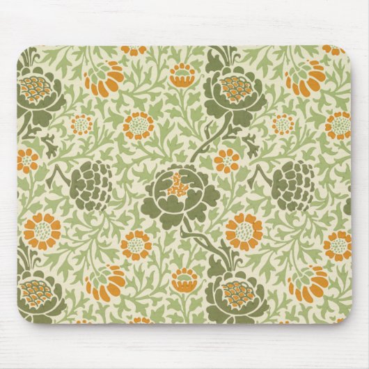 Grafton Pattern (von William Morris) Mousepad (Vorne)
