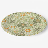 Grafton Pattern (von William Morris) Pappteller (Schrägansicht)