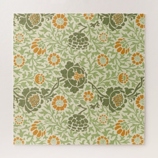 Grafton Pattern (von William Morris) Puzzle (Horizontal)