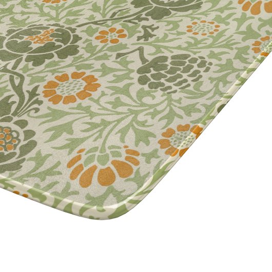 Grafton Pattern (von William Morris) Schneidebrett (Ecke)