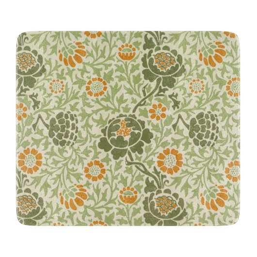 Grafton Pattern (von William Morris) Schneidebrett (Vorderseite)
