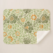 Grafton Pattern (von William Morris) Sherpadecke (Vorderseite (Horizontal))