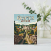 Grafton USA Postkarte (Stehend Vorderseite)