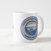 Grafton, West Virginia - eine große Jumbo-Tasse (Vorderseite Rechts)
