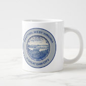 Grafton, West Virginia - eine große Jumbo-Tasse (Rechts)
