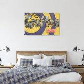 Grafton, West Virginia - Große Briefszenen Leinwanddruck (Insitu (Schlafzimmer))