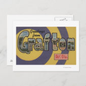 Grafton, West Virginia - Große Briefszenen Postkarte (Vorne/Hinten)
