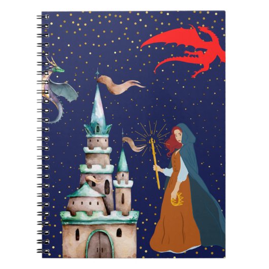 Gragons und Schloss Notizblock (Vorderseite)