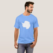 Graham Bartram Antarktis blaue Flagge T-Shirt (Vorne ganz)