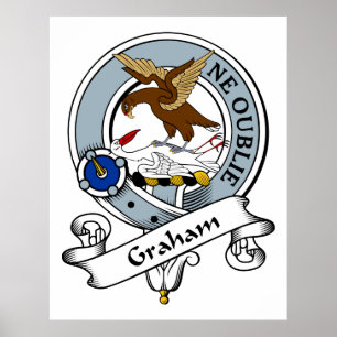 Graham Clan Abzeichen Poster