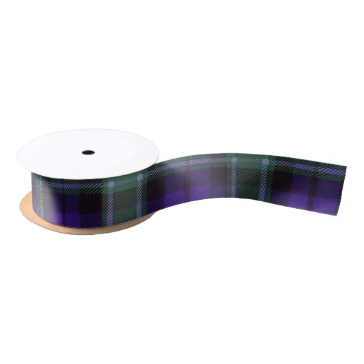 Graham-Clan karierter schottischer Tartan Satinband (Spule)