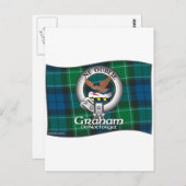 Graham Clan Postkarte (Vorne/Hinten)