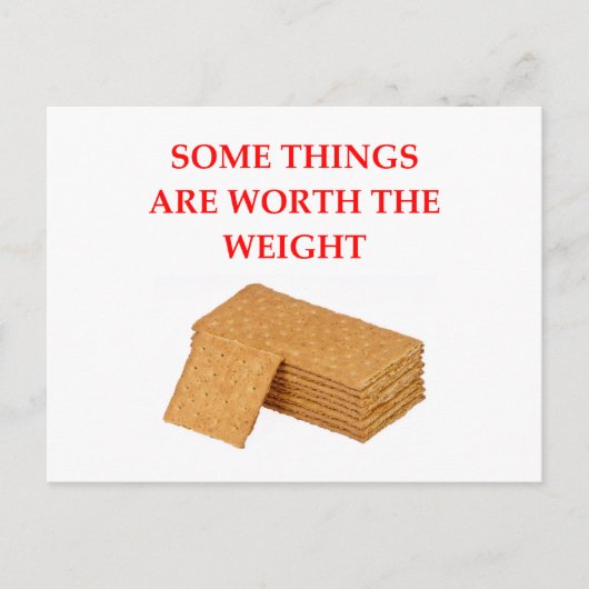 Graham Cracker Postkarte (Vorderseite)