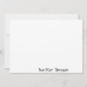 Graham Crackers Girl Pink Dog Birthday Einladung (Rückseite)