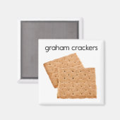 Graham Crackers Kühlschrank Magnet (Vorderseite/Rückseite)