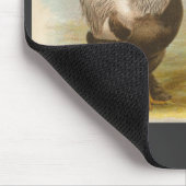 Graham - dunkle Brahma Hühner Mousepad (Ecke)