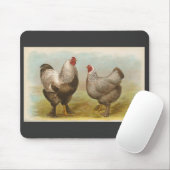 Graham - dunkle Brahma Hühner Mousepad (Mit Mouse)