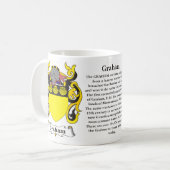 Graham-Familien-Wappen Tasse (Vorderseite Links)