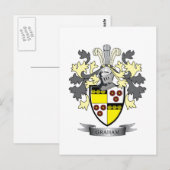 Graham Familienwappen Coat of Arms Postkarte (Vorne/Hinten)