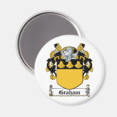 Graham Familienwappen Magnet (Vorderseite/Rückseite)