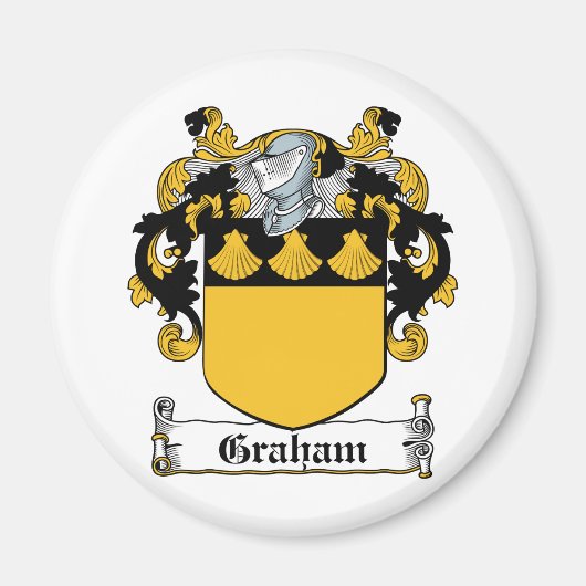 Graham Familienwappen Magnet (Vorne)