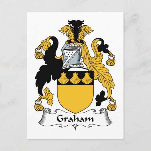 Graham Familienwappen Postkarte (Vorderseite)