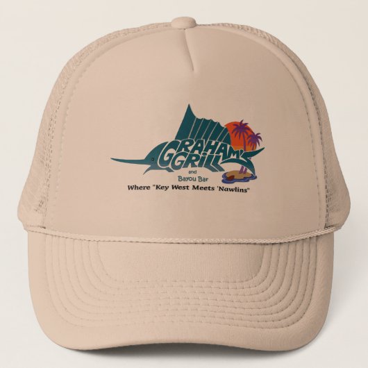 Graham Grill-Logo-Hut Truckerkappe (Vorderseite)