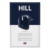 Graham Hill Helmet Poster (Vorderseite)