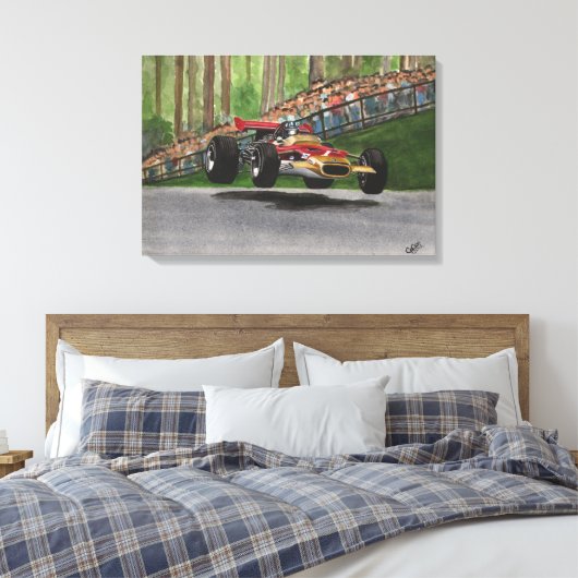 Graham Hill Leinwanddruck (Insitu (Schlafzimmer))
