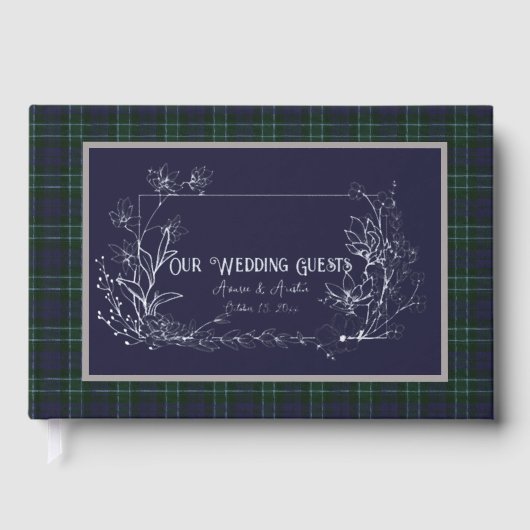 Graham Monteith Modern Original Scottish Tartan Gästebuch (Vorderseite)