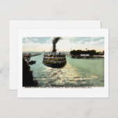 Graham & Morton (G&M-Linie) Steamer Verlassend Haf Postkarte (Vorne/Hinten)