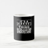 GRAHAM Nachname Personalisiertes Geschenk Kaffeetasse (Mittel)
