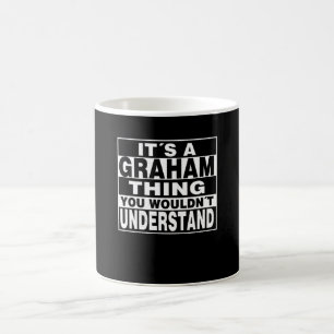 GRAHAM Nachname Personalisiertes Geschenk Kaffeetasse