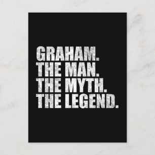Graham Name, Graham Der Mann Der Mythos Die Legend Postkarte