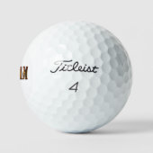 Graham Name Mit Orange Sunset, Golfball (Logo)