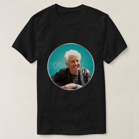 Graham Nash Unterschrift Geschenk für Fans T-Shirt (Design vorne)