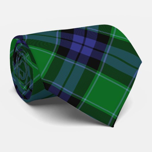 Graham of Menteith Tartan Krawatte (Gerollt)