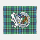Graham of Montrose Ancient Clan Abzeichen Tartan K Fleecedecke (Vorderseite (Horizontal))
