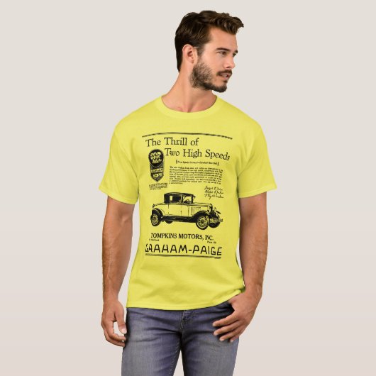 GRAHAM-PAIGE AUTOMOBIL 1929 T-Shirt (Vorne ganz)