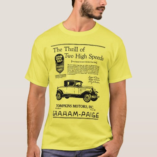 GRAHAM-PAIGE AUTOMOBIL 1929 T-Shirt (Vorderseite)