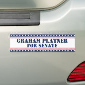 Graham Platnor für den Senat Autoaufkleber (Auf Auto)