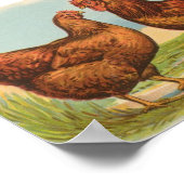 Graham - Rhode Island Rote Hühner Poster (Ecke)