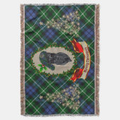Graham Scottie Dog Christmas Decke (Vorderseite Vertikal)
