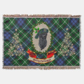 Graham Scottie Dog Christmas Decke (Vorderseite)