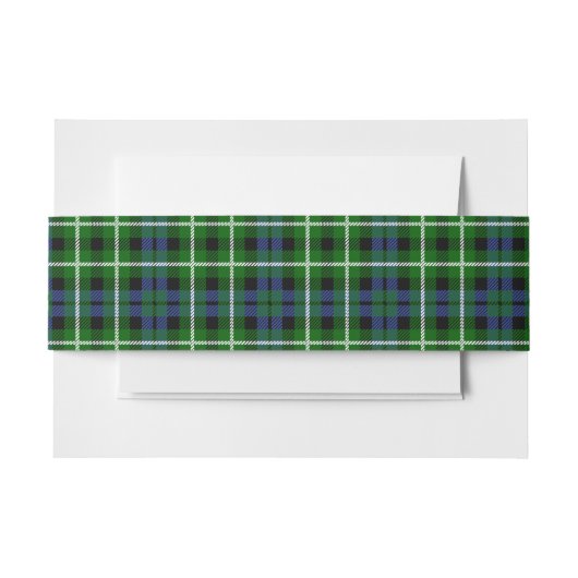 Graham Scottish Tartan Belly Band (Vorderseite Beispiel)