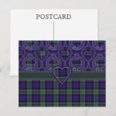 Graham Scottish tartan Postkarte (Vorne/Hinten)